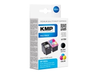 KMP MULTIPACK H178V - 2-pack - svart, färg (cyan, magenta, gul) - kompatibel - bläckpatron - för HP ENVY Photo 62XX, Photo 71XX, Photo 78XX ENVY Inspire 72XX, 79XX Tango