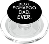 Pooranian Pom-A-Poo Poopom Best Pomapoo Dad Ever PopSockets PopGrip pour MagSafe