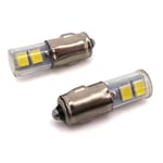 4 st LED-lampor BA7S 12V 250lm vit