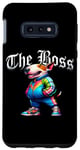 Coque pour Galaxy S10e Veste cool Bull Terrier Dog The Boss Cool pour chien, maman et papa