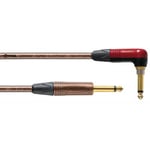 Cable Guitare Jack/jack Silent Coudé Metal - 3M