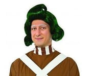 Rubie's Official Willy Wonka and The Chocolate Factory Oompa Loompa Adults Green Wig (One Size)