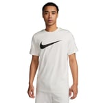 Nike Men's Shirt M NSW Repeat SW SS Tee, Summit White/Summit White/Black, DX2032-122, 2XL