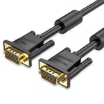 Vention Câble VGA Câble VGA mâle vers mâle 1080P 1m 1.5m 5m 10m 20m Cabo 15 Broches Fil de Cordon pour Ordinateur Moniteur Projecteur Câble VGA,Noir- 2m