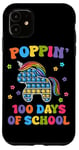 Coque pour iPhone 11 La licorne des 100 jours d'école de Poppin'