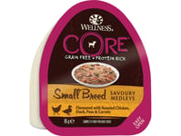 Core Small Breed Savoury Medleys W/Roasted Chicken+Duck 85G - (12 Pk/Ps)