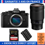 Nikon Zf + 50mm f/1.2 S + 1 SanDisk 128GB Extreme PRO UHS-II SDXC 300 MB/s + 1 Nikon EN-EL15C + Ebook '20 Techniques pour Réussir vos Photos' - Appareil Photo Hybride