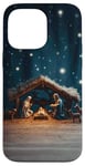 iPhone 14 Pro Max Christmas Nativity Mary, Joseph, and Baby Jesus Case