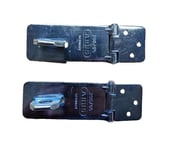 2 Sets x Abus 200/95 Hasp & Staple Length 95mm x Width 39mm