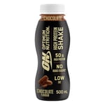 Optimum Nutrition High Protein Shake Bottles, Ready to Drink Healthy Snacks, No Added sugars, Low Fat, Post Workout Snack for Men and Women, Chocolate Flavour, 10x500ml, Packaging May Vary