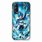 Coque pour Vivo Y72 5G Manga Dragon Ball Vegeta Bleu