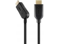 Belkin Höghastighets Dubbel Roterande Hdmi-Kabel Med Guldpläterade Ethernet-Kontakter 2M Lång