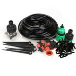 10m Diy Micro Drip Irrigation System Self Watering Garden Hose Kits Faucet (25m)