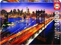 PUZZLE 3000 PIECES MANHATTAN COUCHER SOLEIL