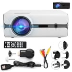 Mini Home Projector Same Screen Wireless WiFi Portable for 720P / 1080P 2200lms