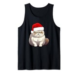 Grumpy Christmas Cat Tank Top