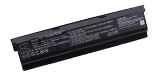 vhbw Li-Ion batterie 4400mAh (10.8V) noir pour ordinateur portable laptop notebook Dell Alienware M15X, M15X R1, P08G