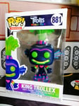 Les Trolls World Tour Pop! Movies Vinyl Figurine King 9 CM Funko 881