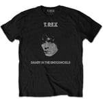 T. Rex Marc Bolan Dandy In The Underworld Official Tee T-shirt Mens