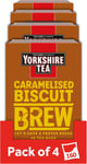 Yorkshire Tea Biscuit Brew Flavoured Tea Bags, Pack Of 4 (Total 160 Tea bags)