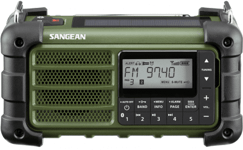 Sangean MMR-99 Dynamo Solcell Radio FM/AM - Grön