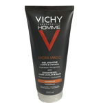 VICHY Homme Shower Gel 200ml Hydra Mag C Hydrate & Revitalise Sealed NEW