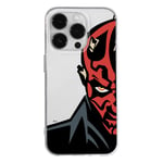 ERT GROUP Coque de téléphone Portable pour Apple Iphone 14 Pro Max Original et sous Licence Officielle Star Wars Motif Darth Maul 003 adapté à la Forme du téléphone Portable, partiel imprimé