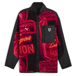 PUMA Scuderia Ferrari Race Neon Energy Fleecejacke, storlek X-Large