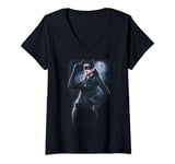 Womens Batman Dark Knight Rises Catwoman Out on the Town V-Neck T-Shirt