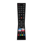 Replacement Remote Control Compatible for JVC LT-32C696 32" Smart LED TV with Built-in DVD Player - White