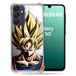 Cokitec Coque Renforcée pour Samsung Galaxy A16 5G Manga Dragon Ball Sangoku Portrait