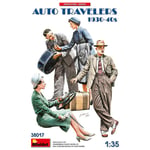 AUTO TRAVELERS 1930-40s KIT 1:35 Miniart Kit Figure Militari Modellino