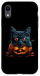 iPhone XR Black Cat Halloween Costume Pumpkin For Women Case