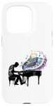 Coque pour iPhone 15 Pro Piano Piano Jouant Piano Joueur Art