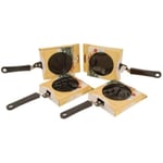 Edco Frying pan Mini 12cm 4ass, Aluminium, Black, 12 x 4 x 30 cm