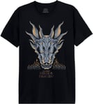 House Of the Dragon Men's Mehoftdts008 T-Shirt, Black, XXL