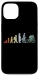 Coque pour iPhone 13 Evolution d'un cycliste Amoureux du vélo Biking