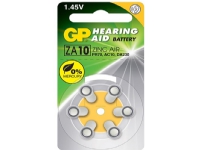 GP Batteries Hearing Aid ZA10F, Engångsbatteri, PR70, Zink-luft, 1,45 V, 6 styck, 90 mAh