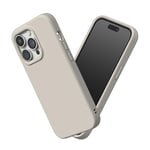 RhinoShield Coque Compatible avec [iPhone 14 Pro Max] | SolidSuit - Coque Fine avec Technologie d'absorption des Chocs et Finition Premium Matte - Beige Coquillage