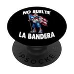 No Suelte La Bandera Abuelo Grandpa Porto Rico Drapeau Boricua PopSockets PopGrip Adhésif