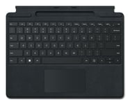 Microsoft SURFACE PRO 8, 9 and X 13, SIGNATURE KEYBOARD BLACK (PEN SLOT NO PEN)