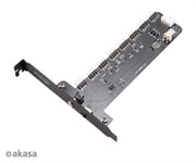 Akasa AK-RLD-03 Vegas 8 Channel Dual Mode RGB Controller Card XL