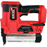 Excel EXL592B 18V Li-Ion Cordless 2nd Fix Brad Nailer Stapler Nail Gun Body Only