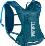 CamelBak Chase Adventure 8 Vest Cycling Hydration Vest / Pack - 8 Litre Storage w 2 Litre BPA Free Reservoir / Water Bladder, Moroccan Blue