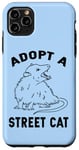 iPhone 11 Pro Max Funny Adopt a Street Cat Possum Lover Case