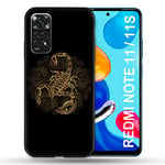 Coque pour Xiaomi Redmi Note 11 / 11S Animal Scorpion Fresque