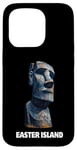 Coque pour iPhone 15 Pro Statue Moai Île de Pâques Rapa Nui