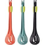 3 Pieces 2-In-1 Food Clip and Whisk, Nylon Multifunctional Whisk N9Q17956