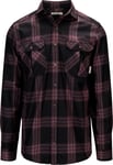 Aclima Men's ReBorn Woolshirt Check/Dark Grey/Fudge, M