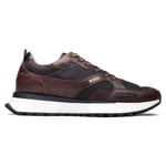 Boss Mens Jonah Runn Trainers - Brown - Size UK 8